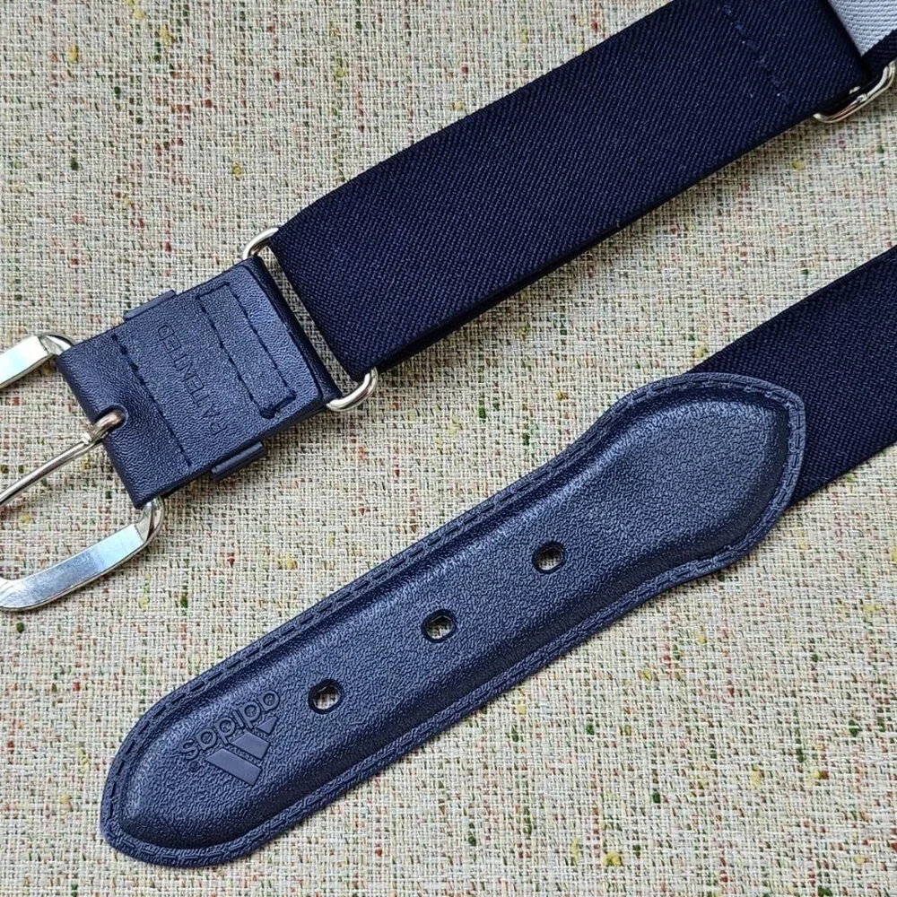 Adidas Youth Belt Navy Blue Elastic Stretched Waistband Size